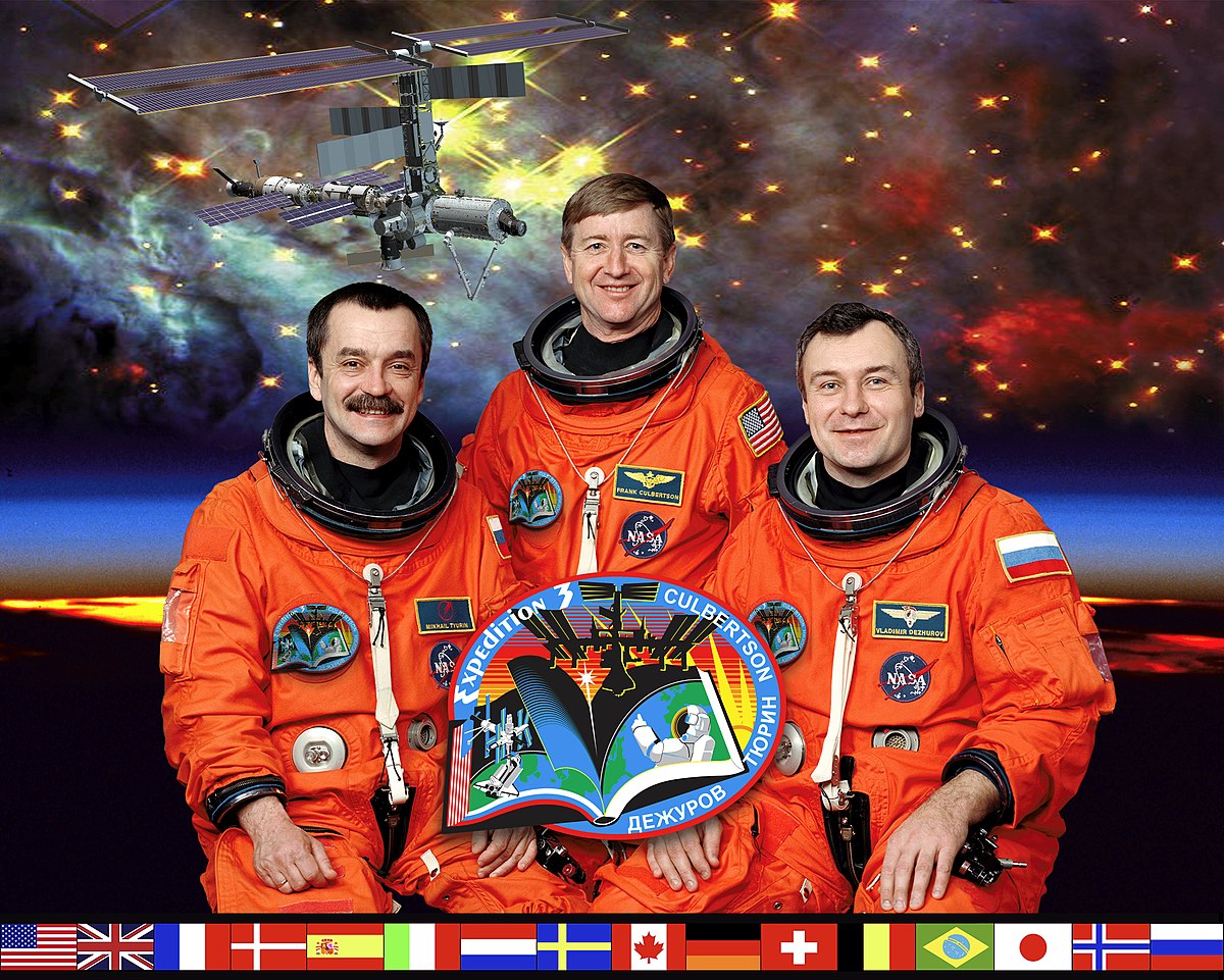 Portrait de l'équipage de l'Expédition 3
