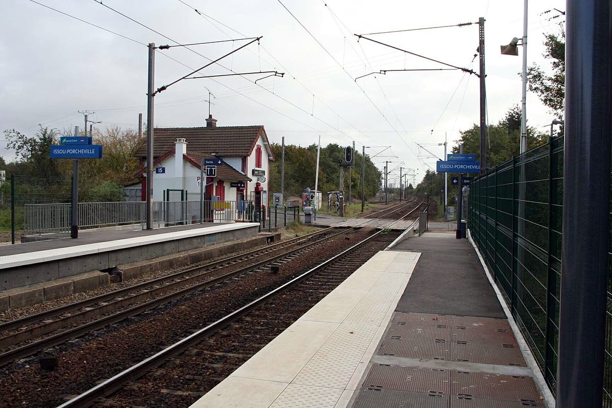 La gare côté quais.