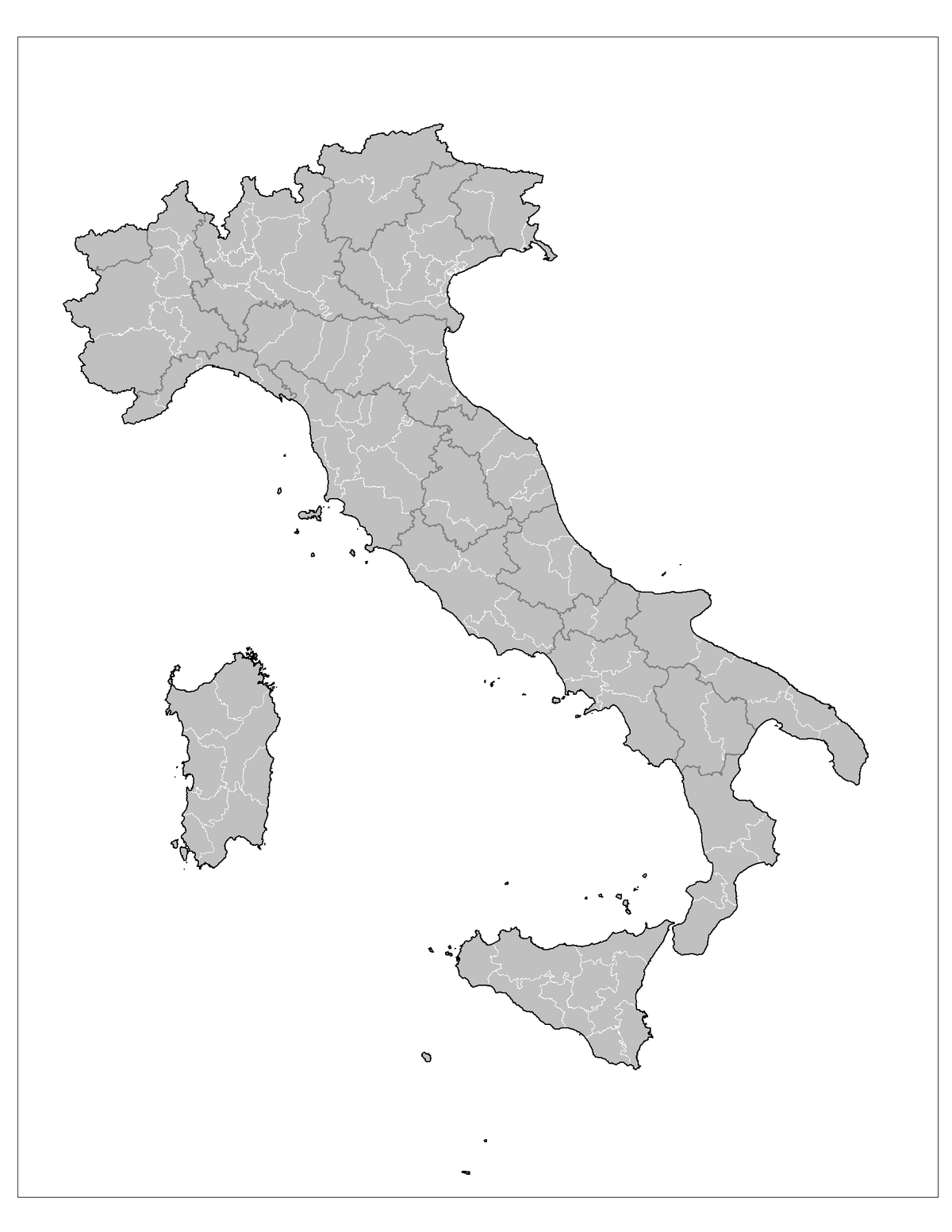 Provinces d'Italie