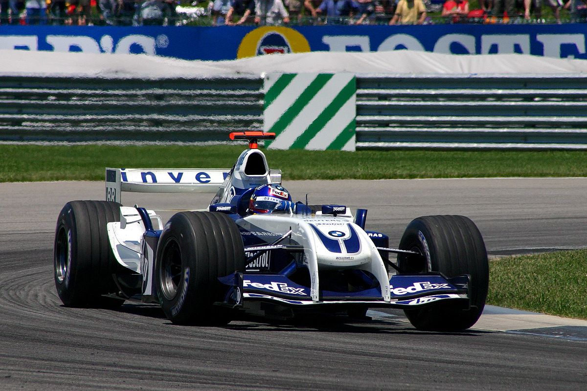 Juan Pablo Montoya au volant de la Williams FW26