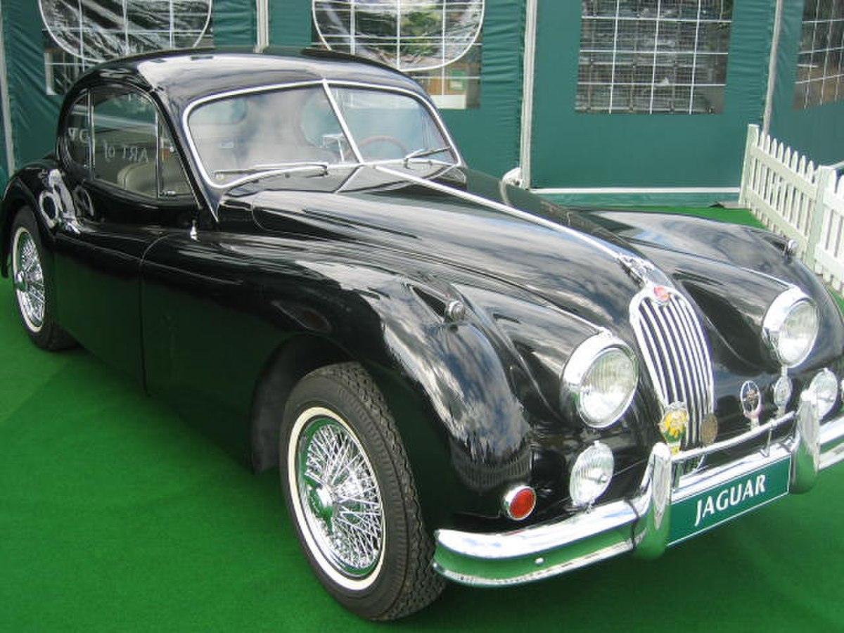 Une Jaguar XK150