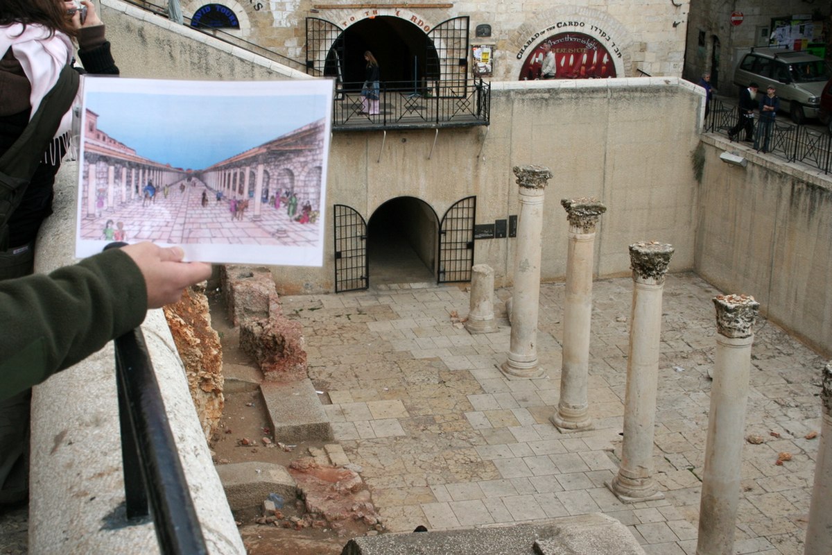 Le cardo de Jérusalem