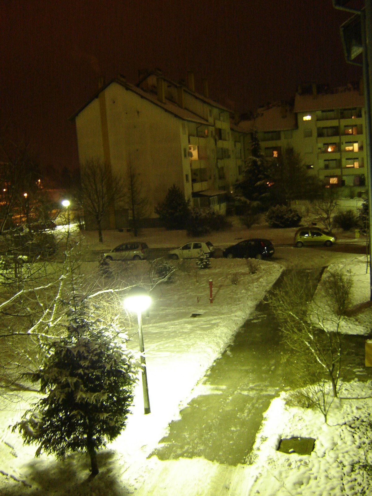 Vue de nuit de Čakovec