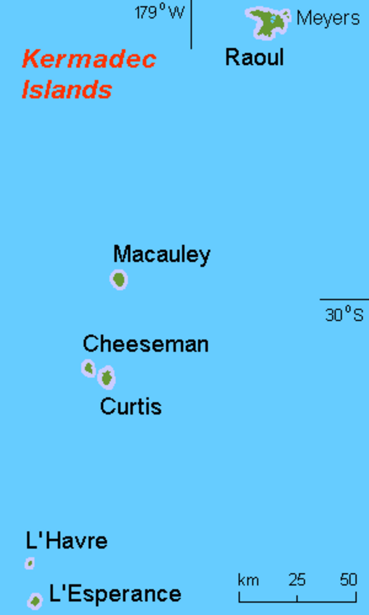 Îles Kermadec