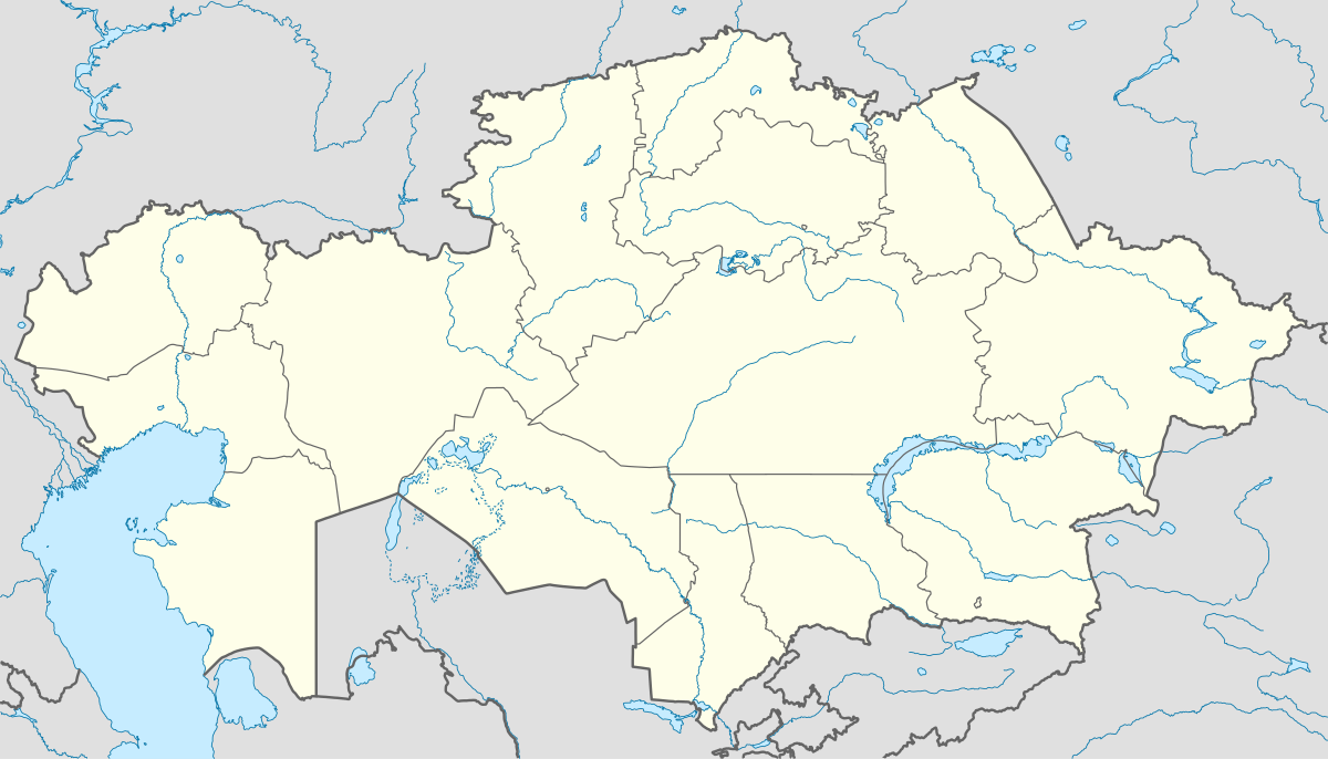Carte du Kazakhstan