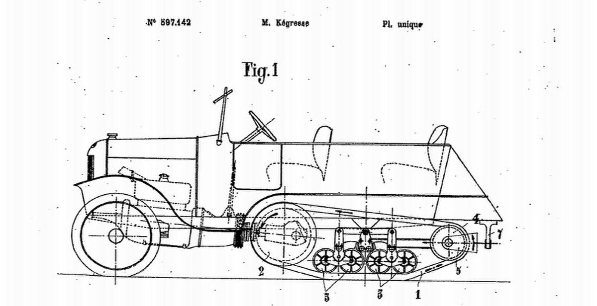 Dessin de brevet de 1924