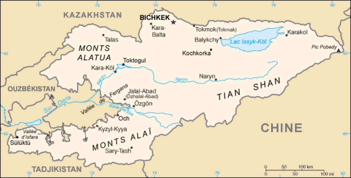 Géographie du Kirghizistan