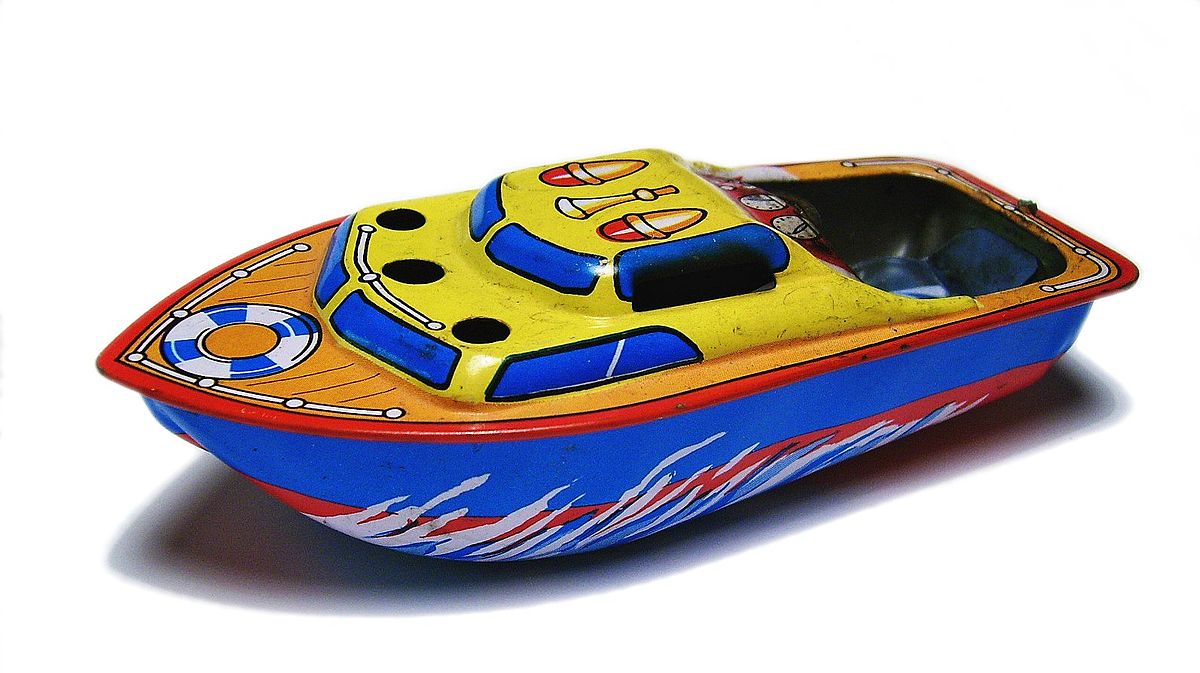 bateau (jouet) à moteur pop-pop