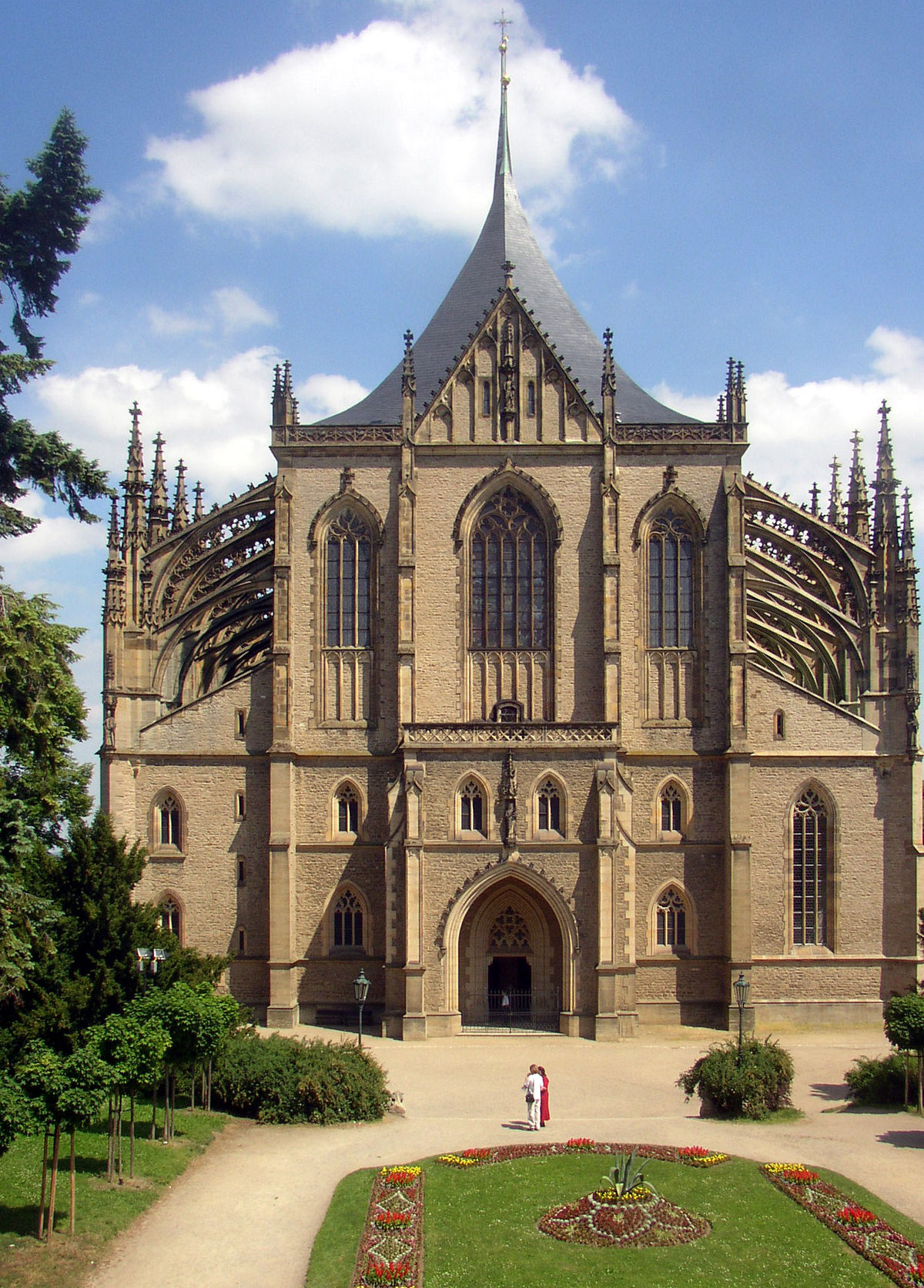 Façade néogothique de la fin du XIXe siècle