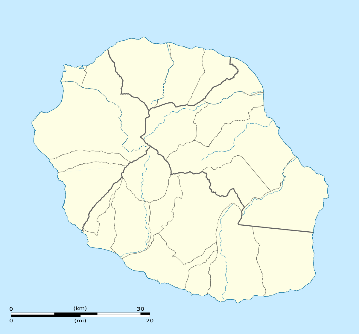 Carte de Réunion