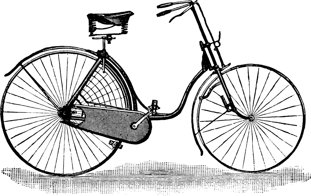 Un vélo pour femme de la fin du XIXe siècle