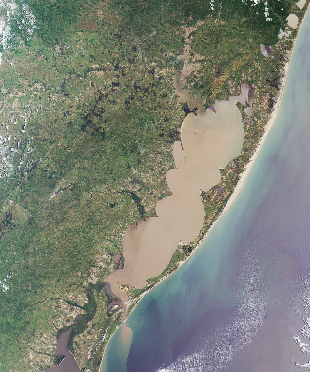 Porto Alegre et la lagoa dos Patos