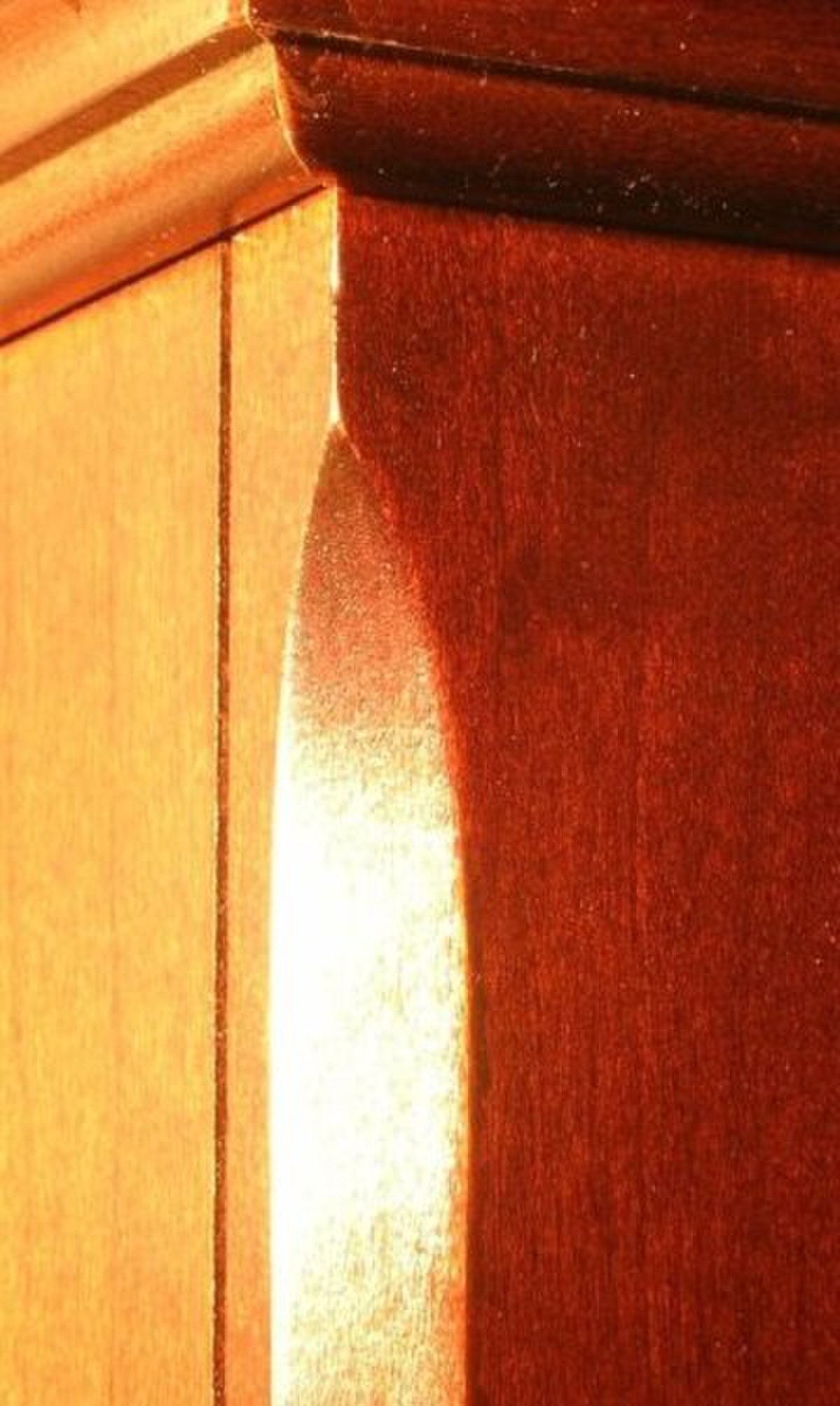 Angle biseauté (bois)