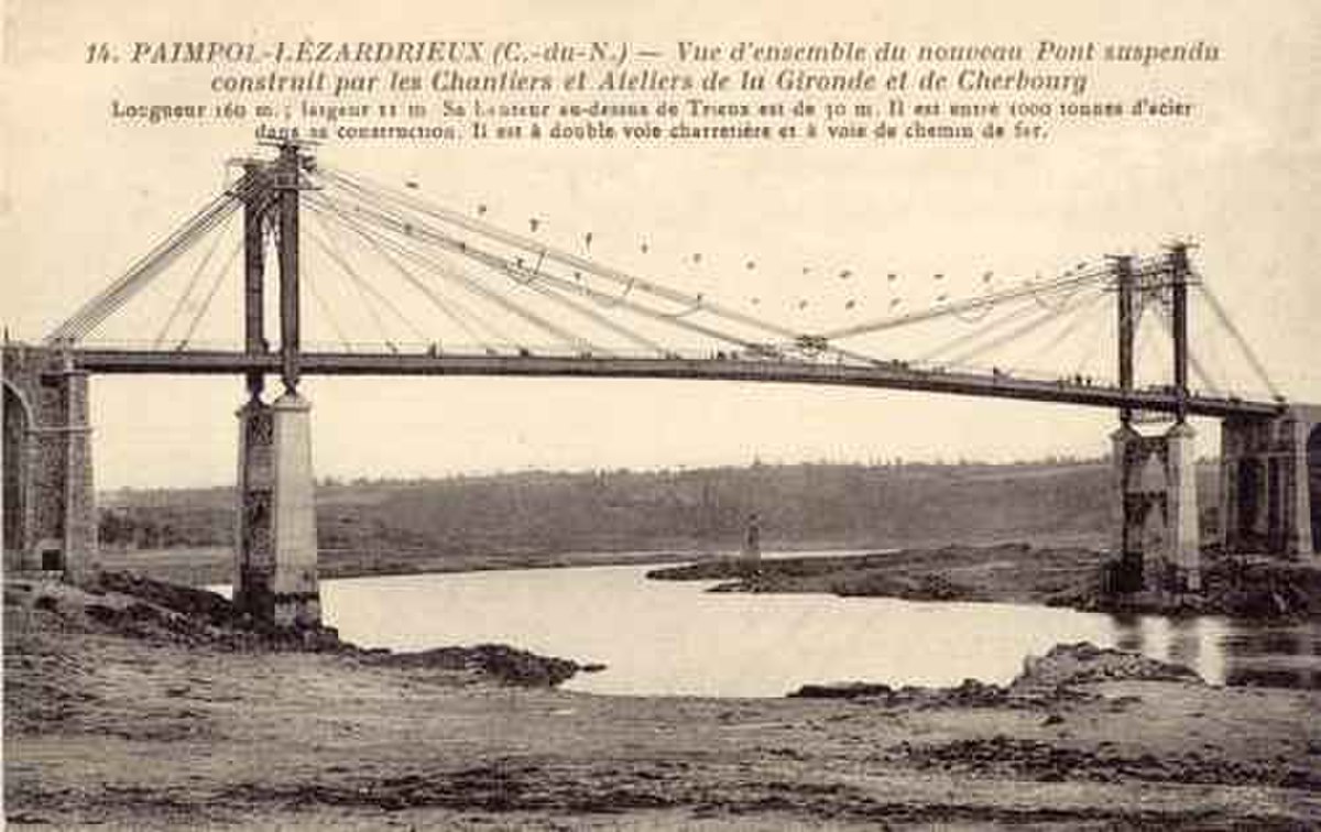 Le viaduc de Lézardrieux après transformation