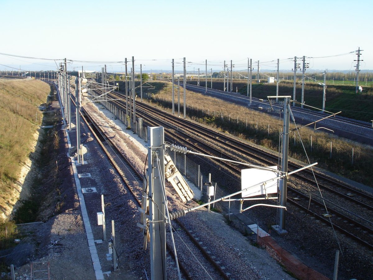 LGV Interconnexion Est raccordement vers la LGV Est européenne à Messy (Seine-et-Marne)