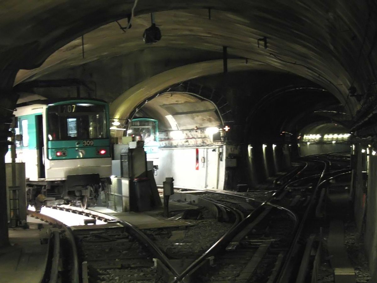 Voies de garage à Nation (ligne 2)