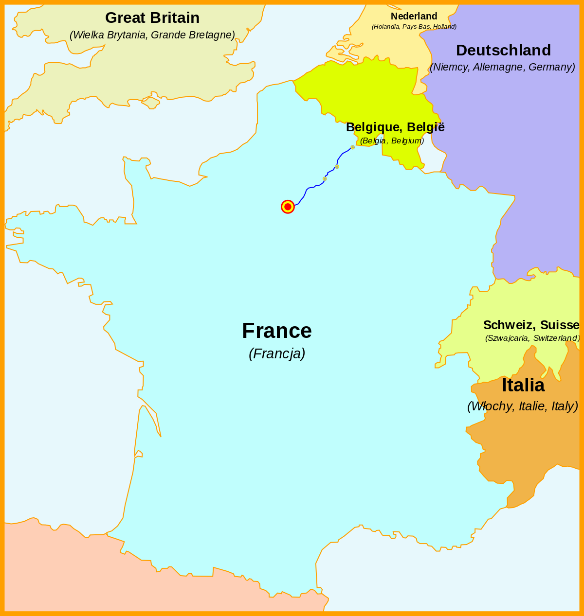 Ligne La Plaine - Hirson