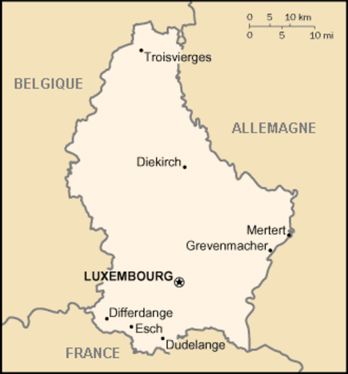 Géographie du Luxembourg