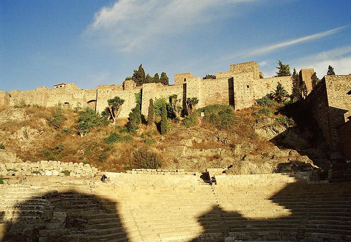 Alcazaba de Malaga (Andalousie)