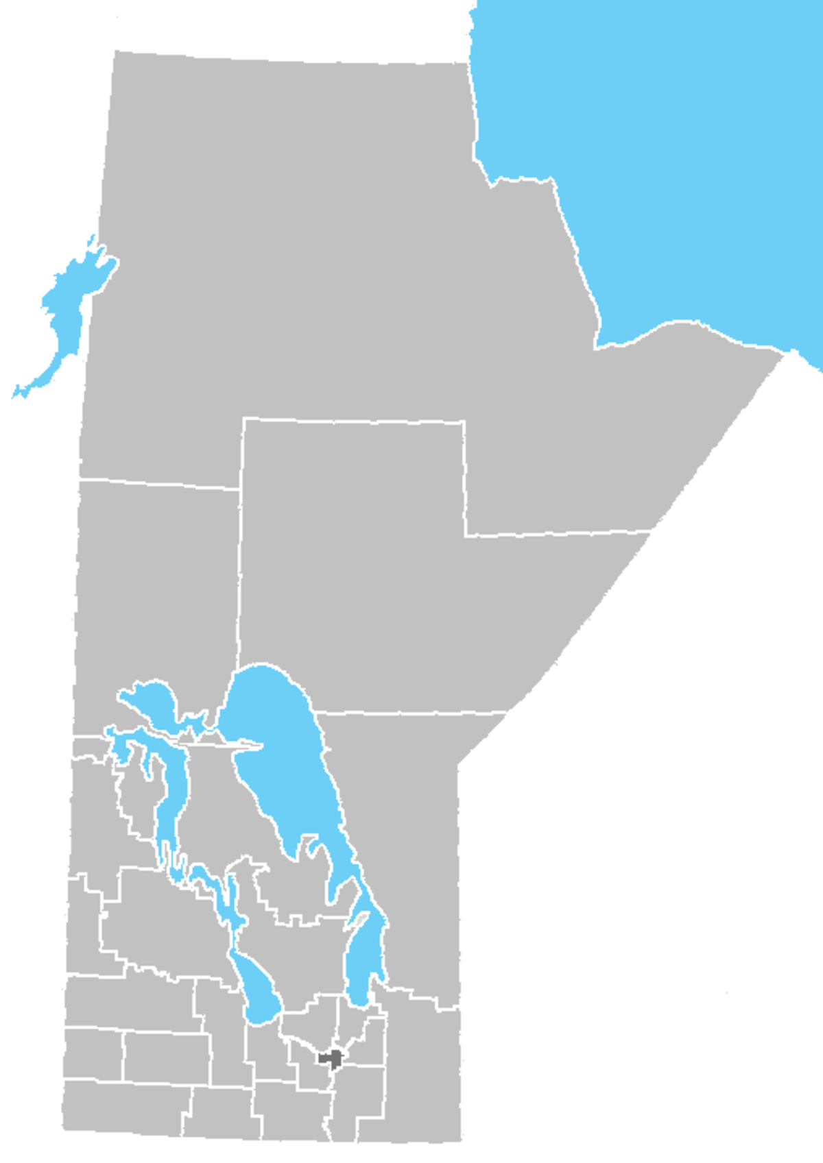 Divisions de recensement du Manitoba