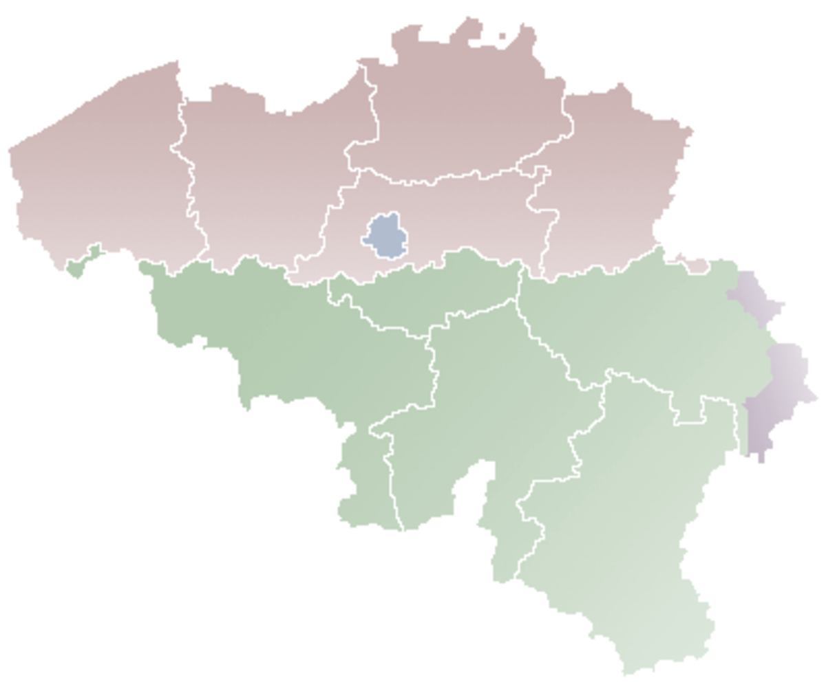 Localisation sur la carte de Belgique