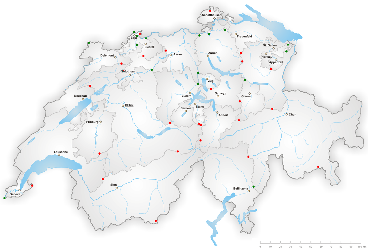 Liste des cantons suisses par altitude