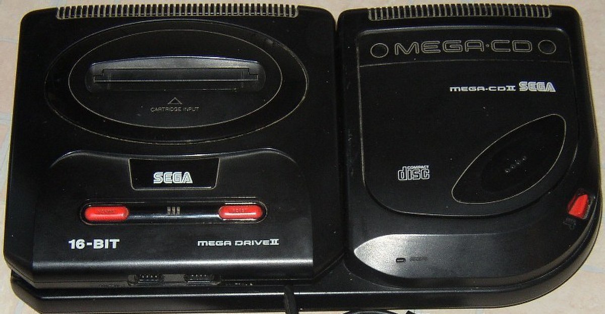 Le MegaCD connecté à la Megadrive