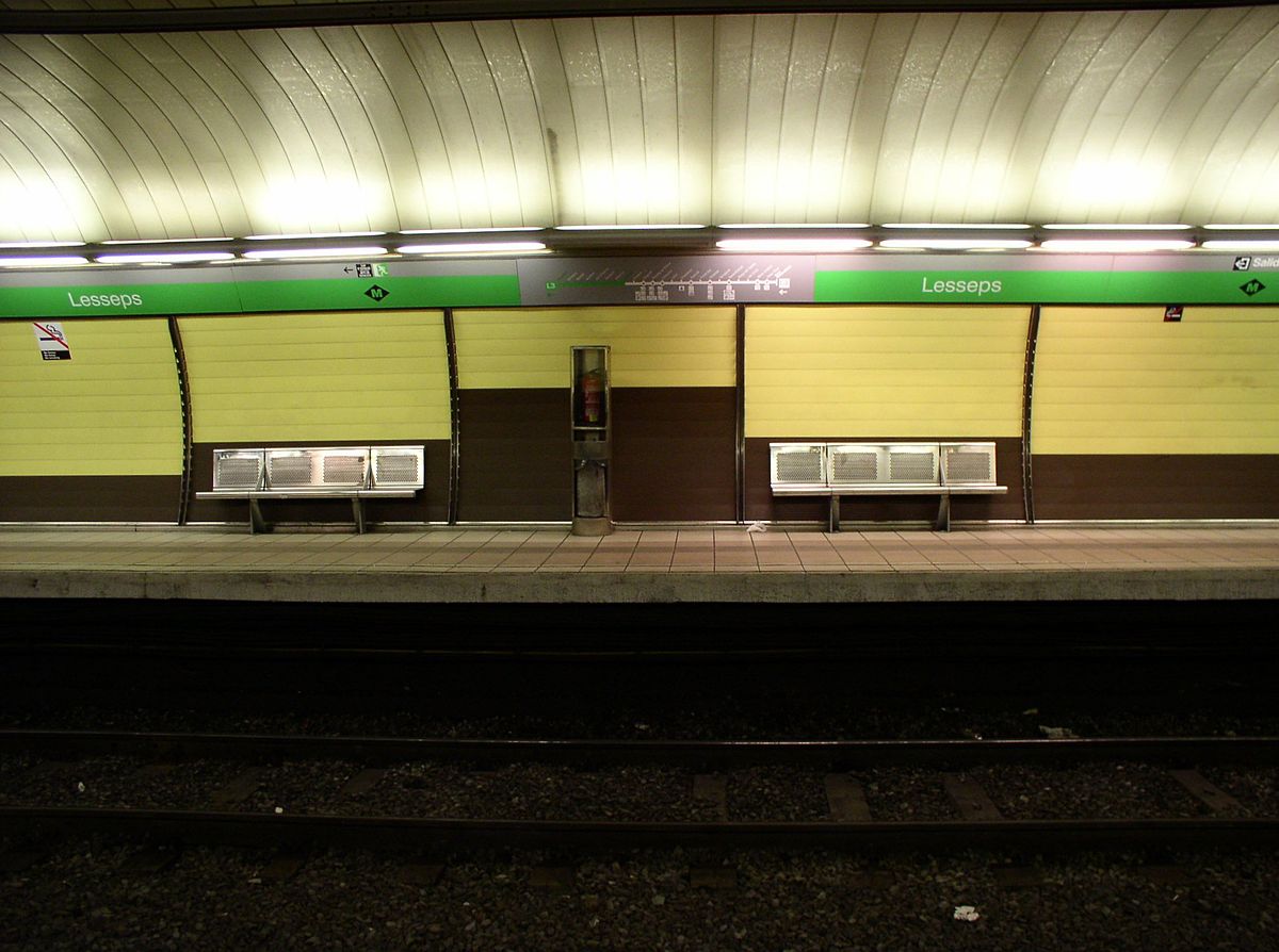La station Lesseps (L3)