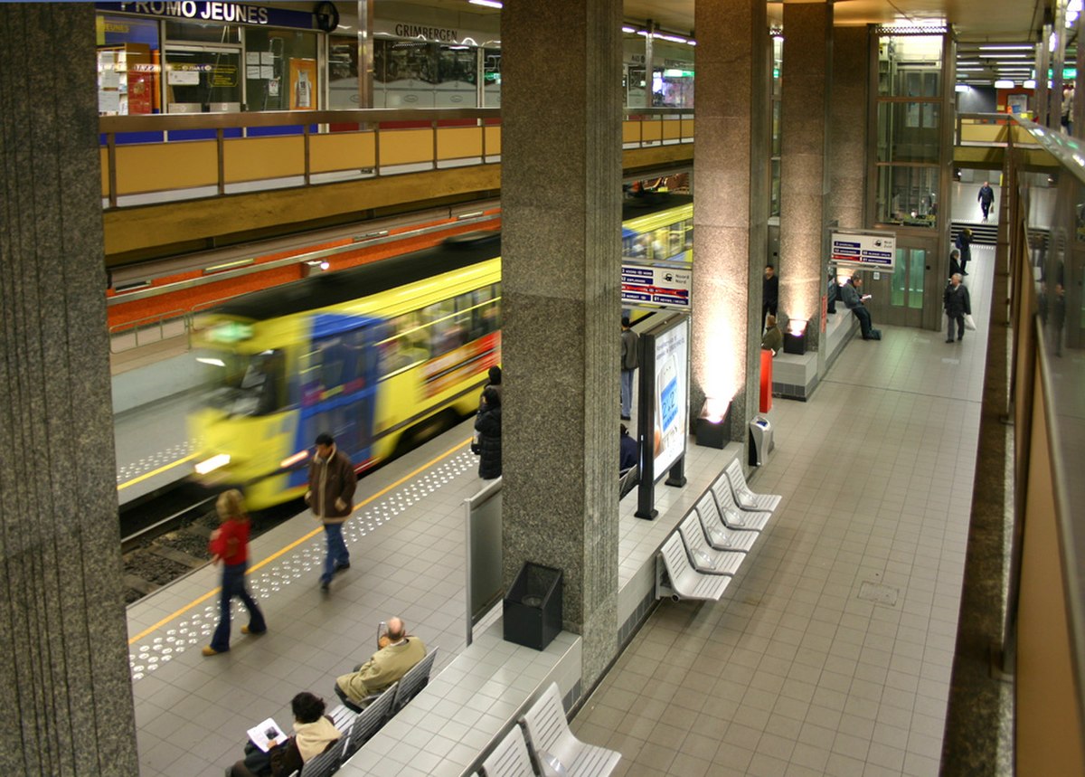 Station de pré-métro De Brouckère à Bruxelles