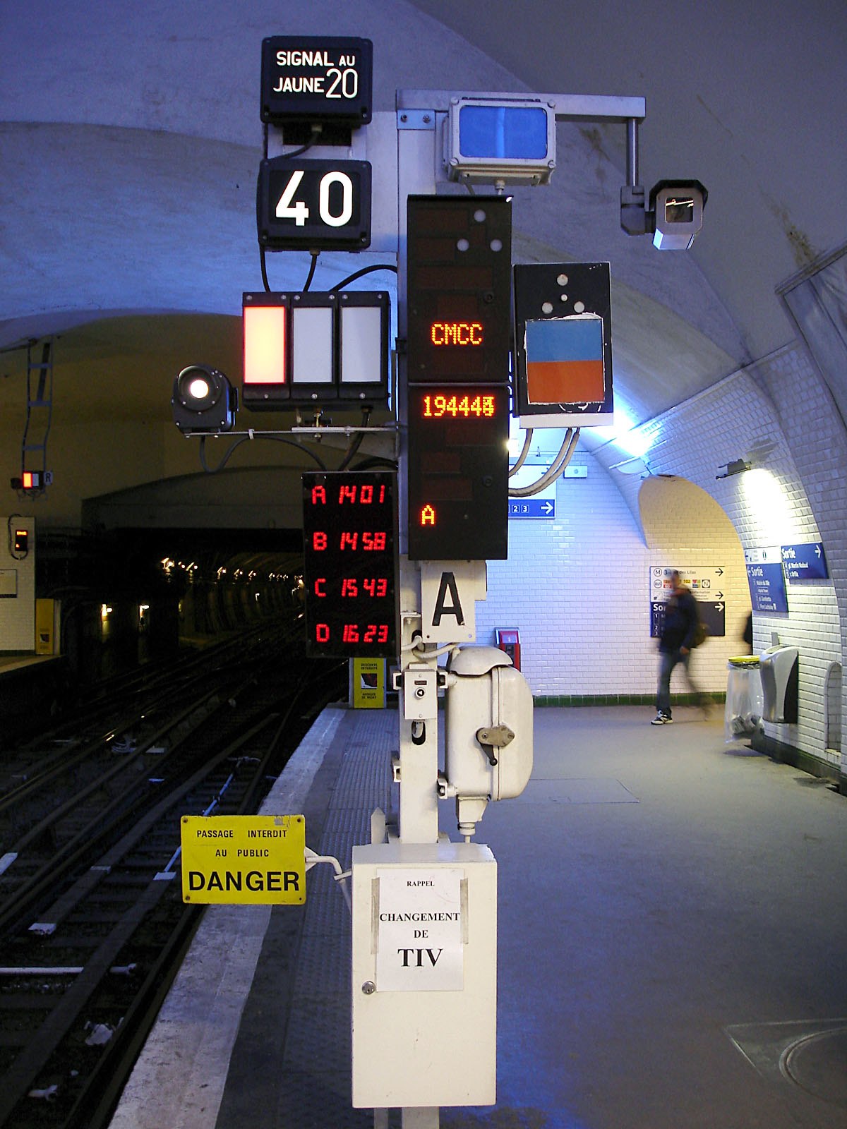 Signalisation ferroviaire du métro de Paris