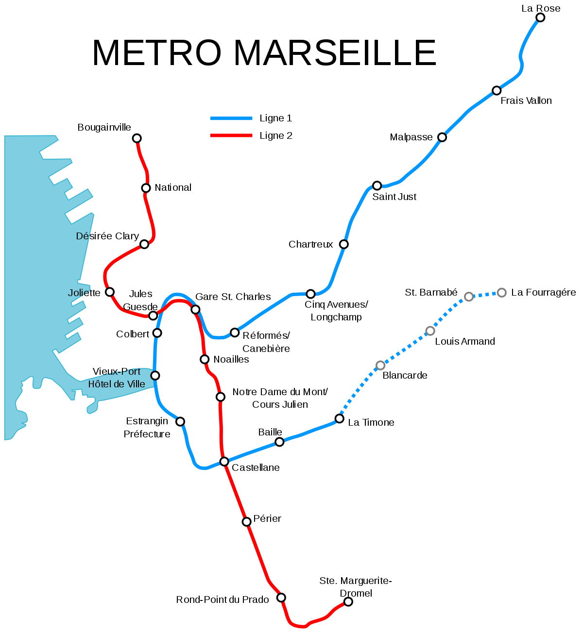Plan du métro