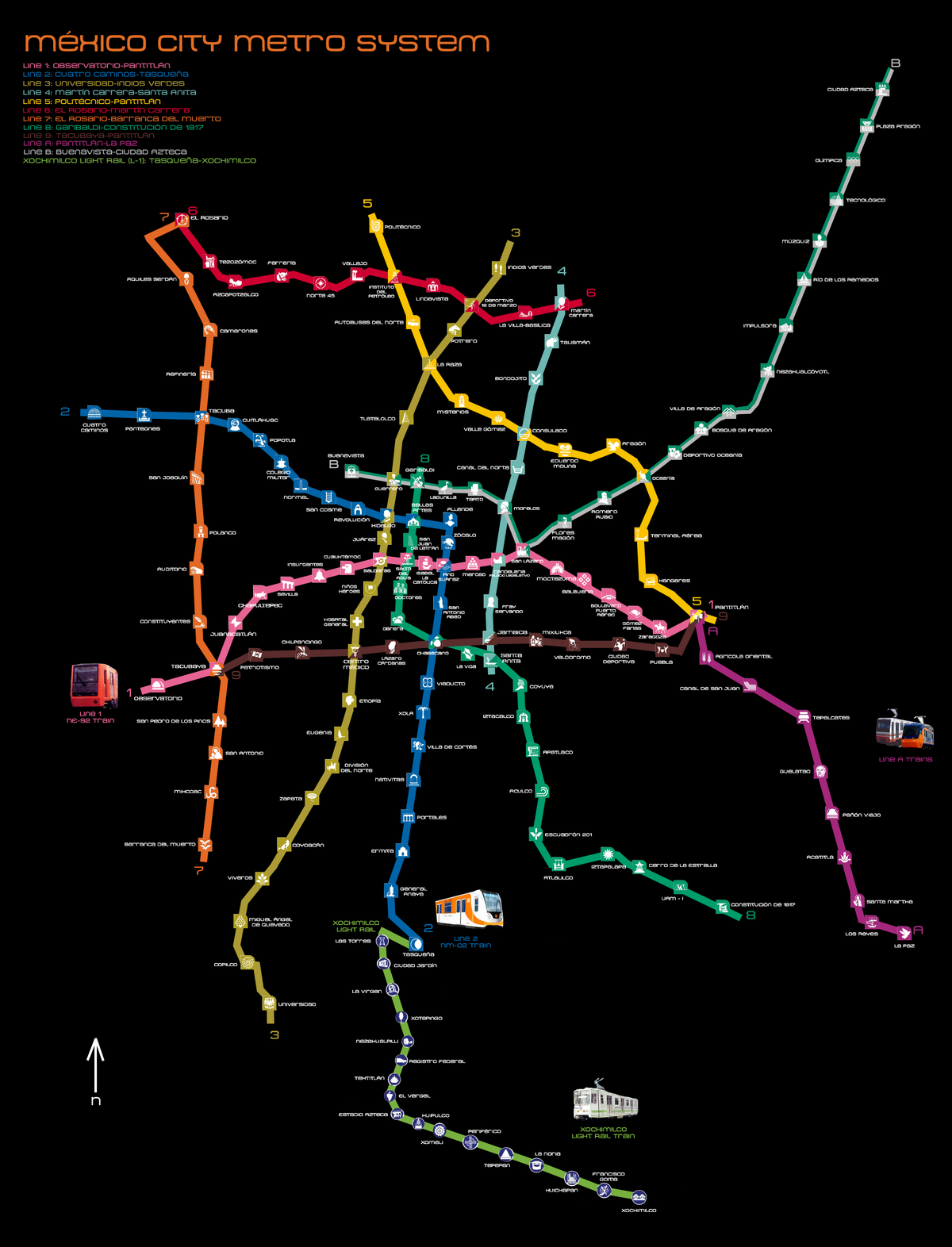 Plan du métro