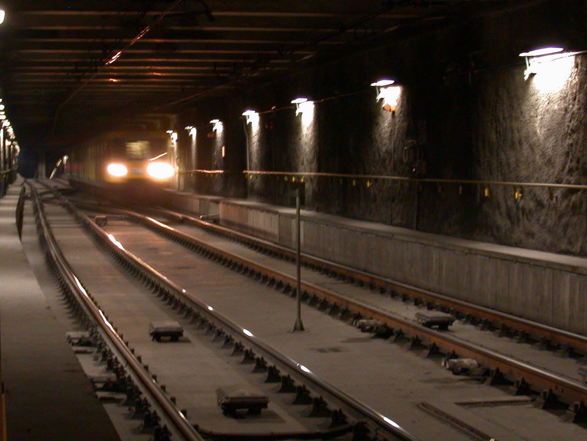 Un train de la ligne 1