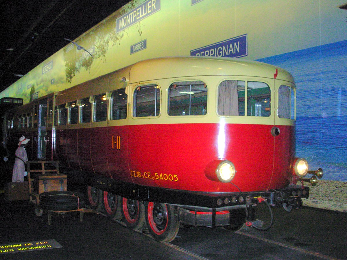 Micheline XM 5005 EST - 1936 (cité du train de Mulhouse)