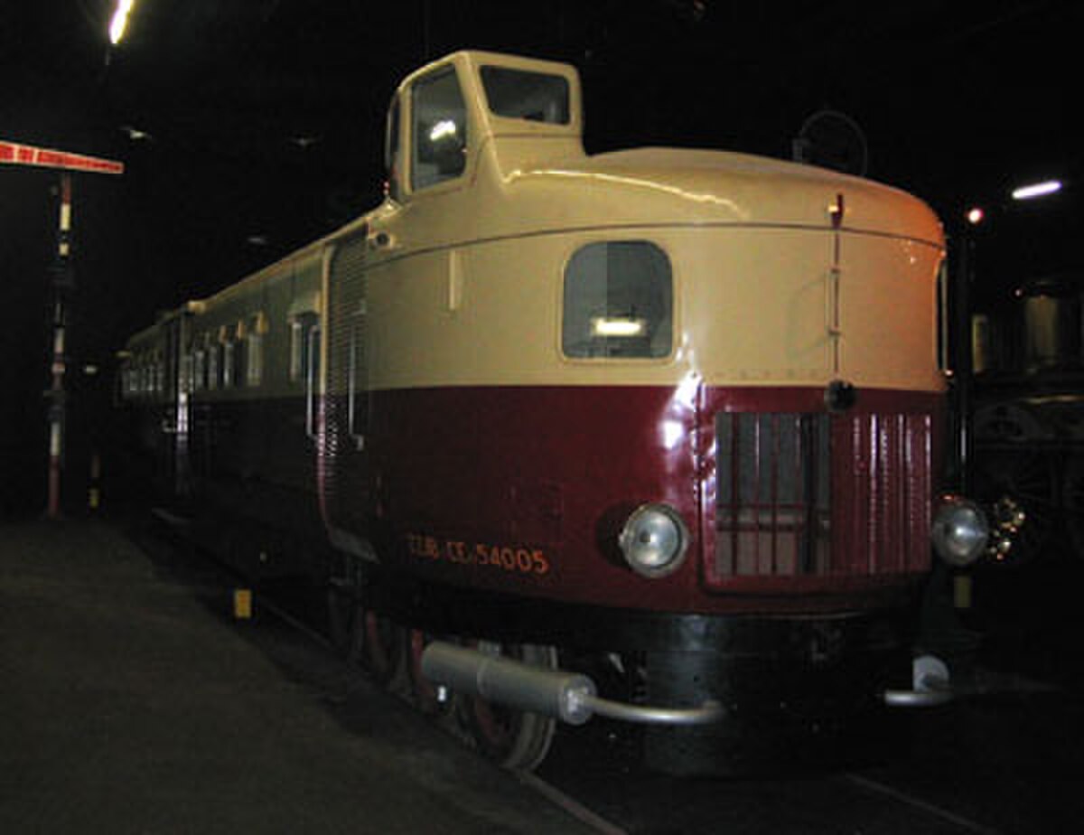 Une Micheline sauvegardée à la Cité du train de Mulhouse.