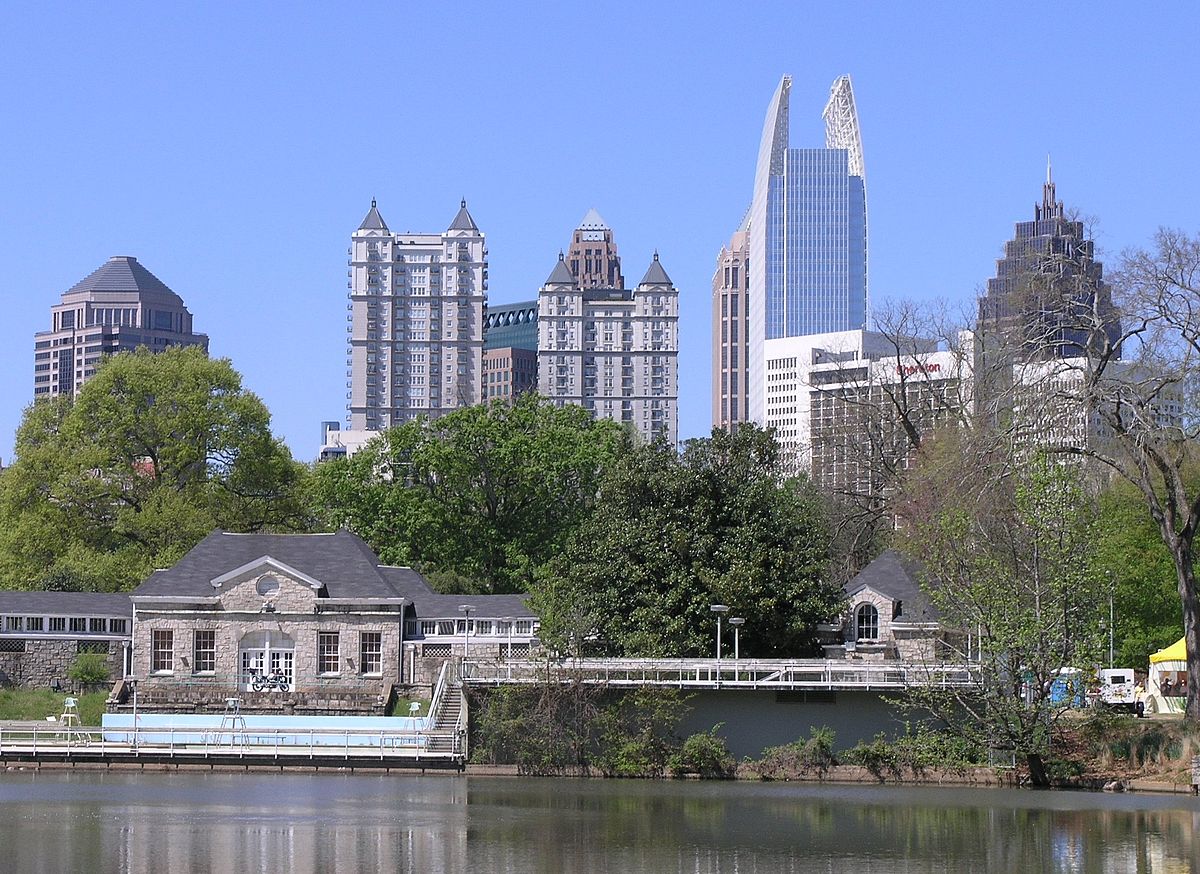 Centre ville vu de Piedmont Park