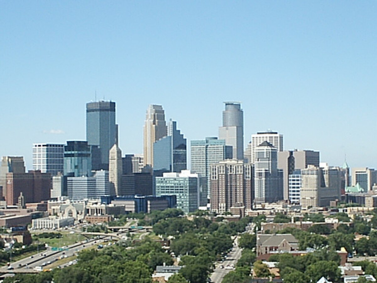 Vue générale de Minneapolis