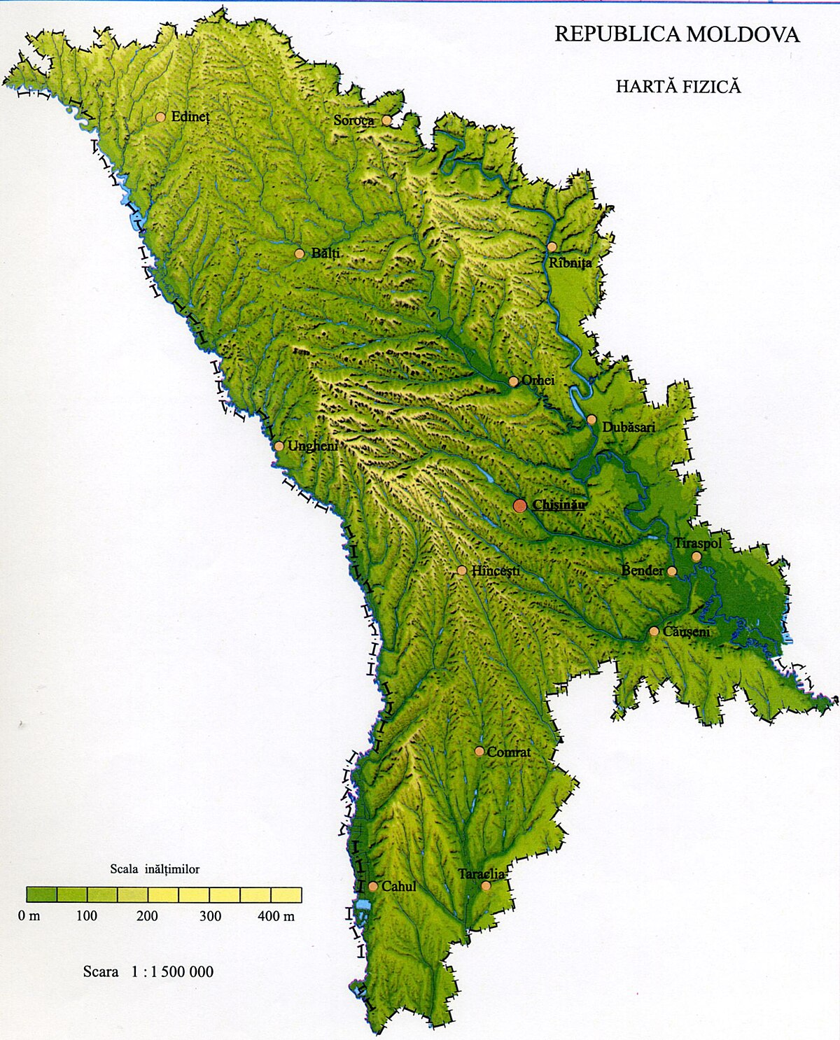Géographie de la Moldavie