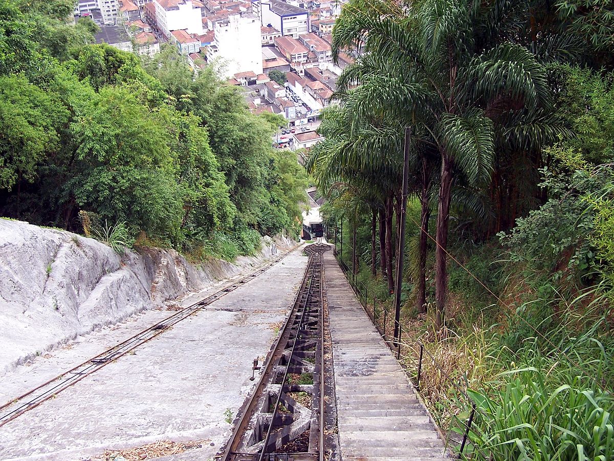 Le funiculaire, bien moins consommateur d'énergie et d'espace que la route