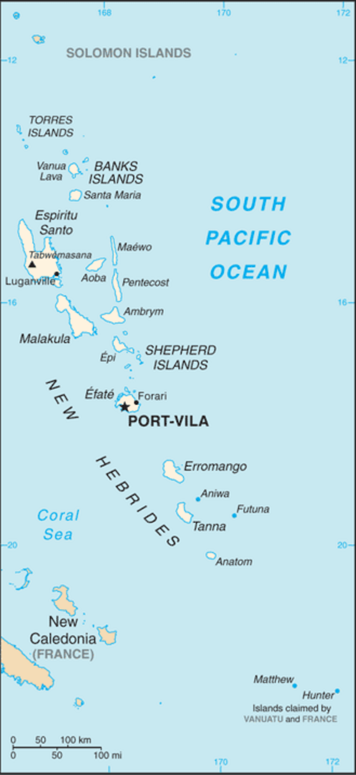 Liste des îles du Vanuatu