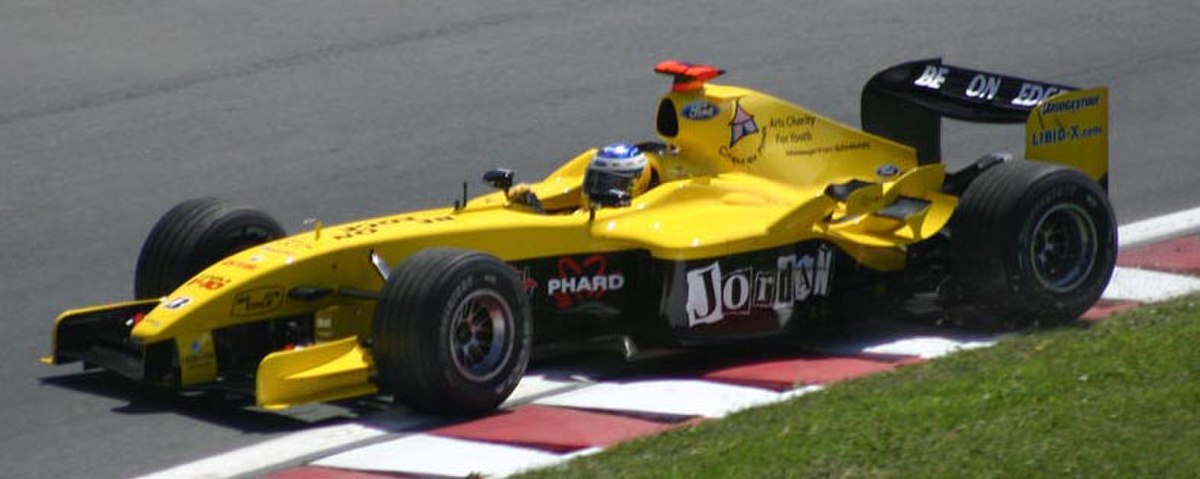 Nick Heidfeld sur la Jordan au GP du Canada 2004.