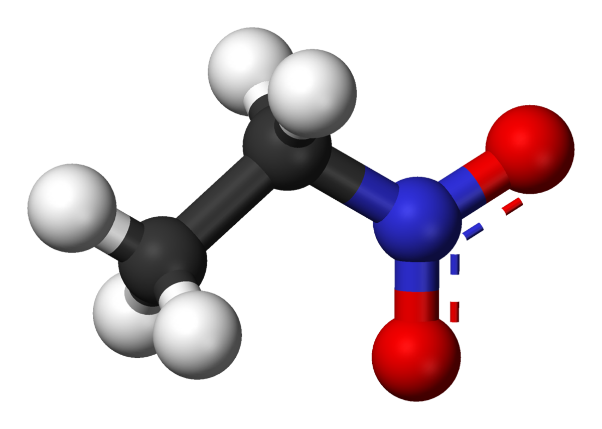 Structure 3D du Nitroéthane