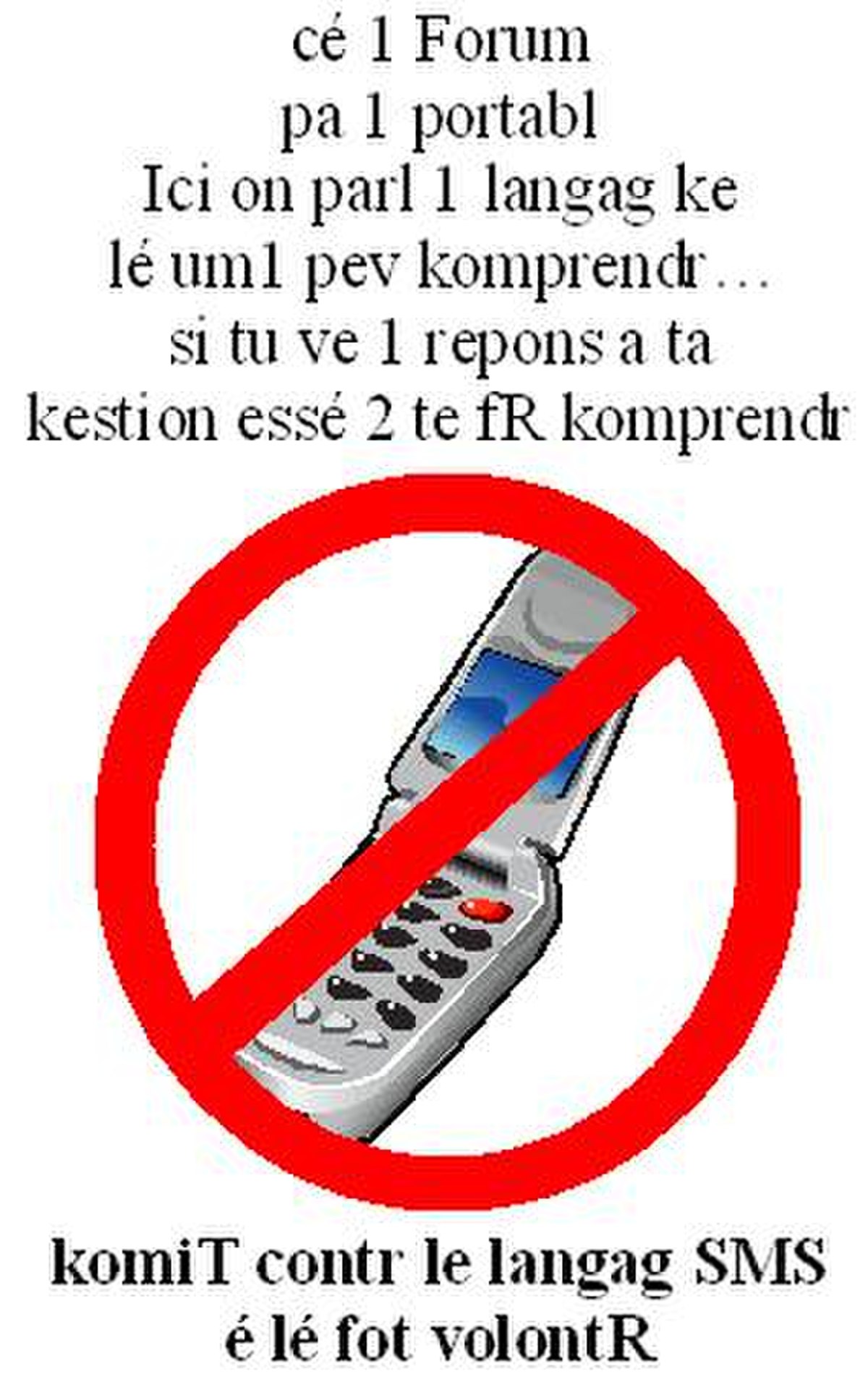 Langage SMS