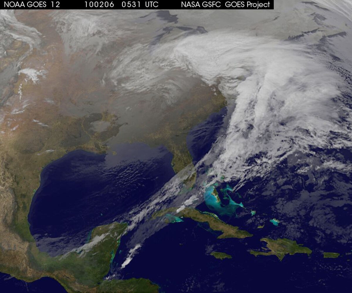 Tempête de neige du 1er au 6 février 2010 le long de la côte est des États-Unis et du Canada