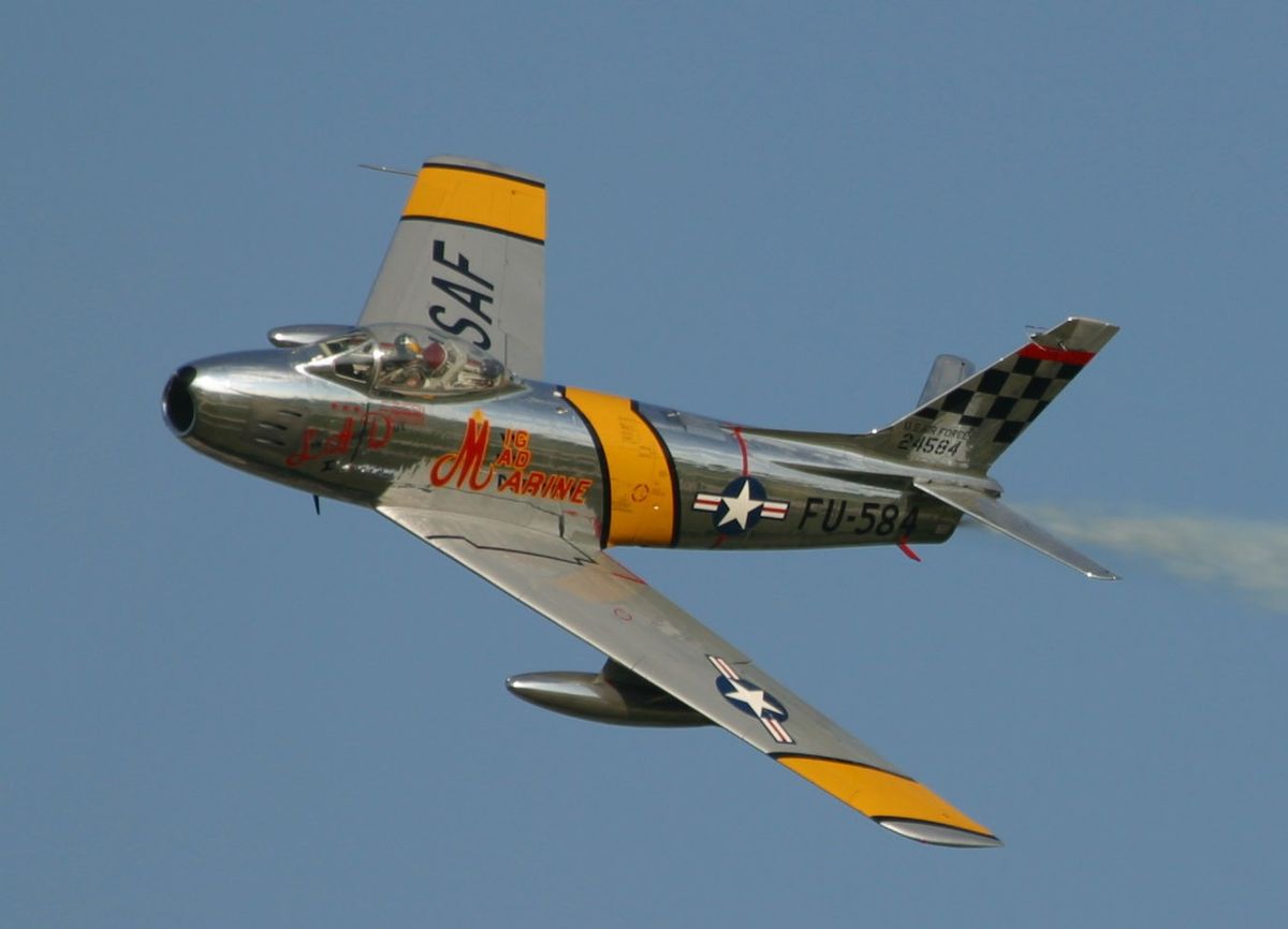 Un F-86 conservé en état de vol en 2003