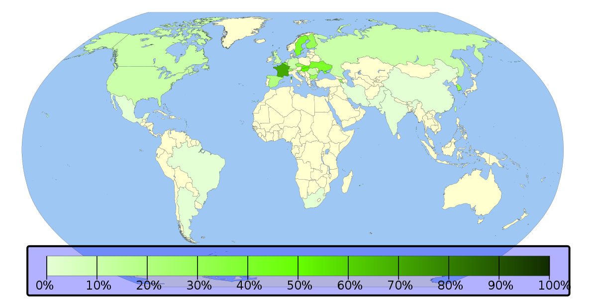 Production d'électricité nucléaire par pays