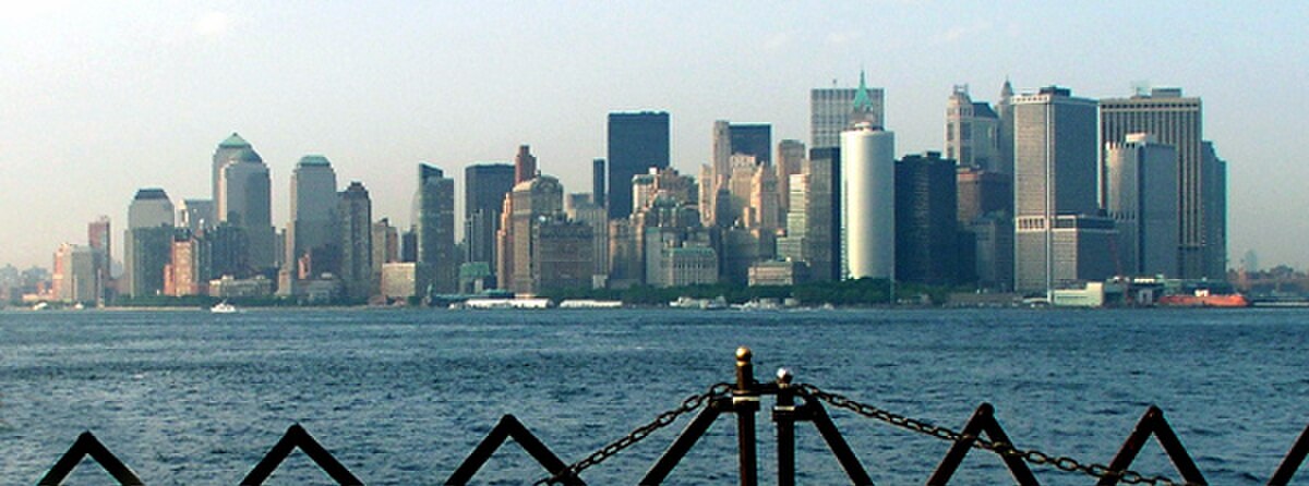 Vue de Manhattan du pont du Ferry, 2003