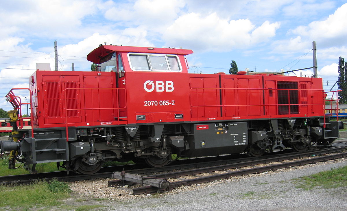 Locomotive Vossloh MaK 800 pour les chemins de fer autrichiens