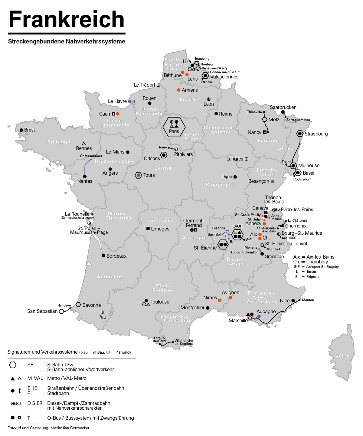 Liste des tramways de France