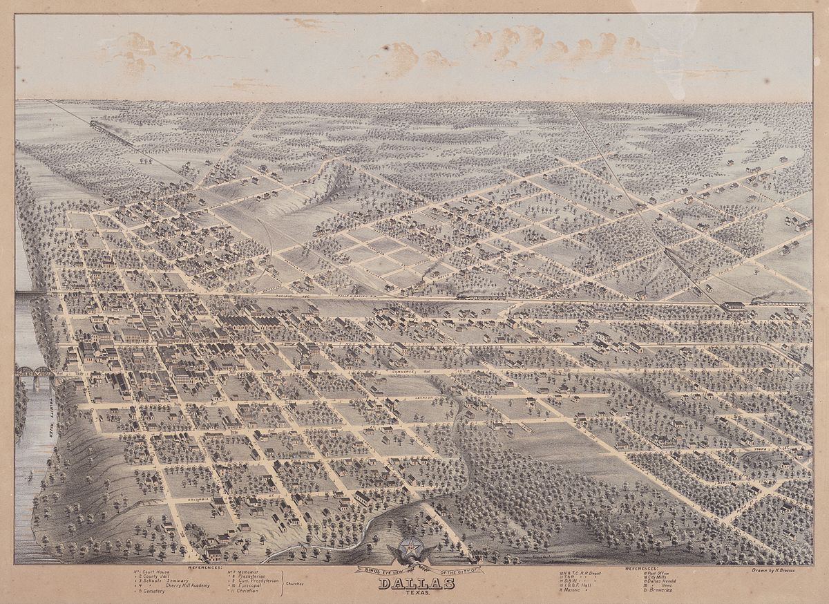 Dallas en 1872
